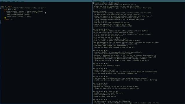 4coder demo: Code Wrapping смотреть онлайн