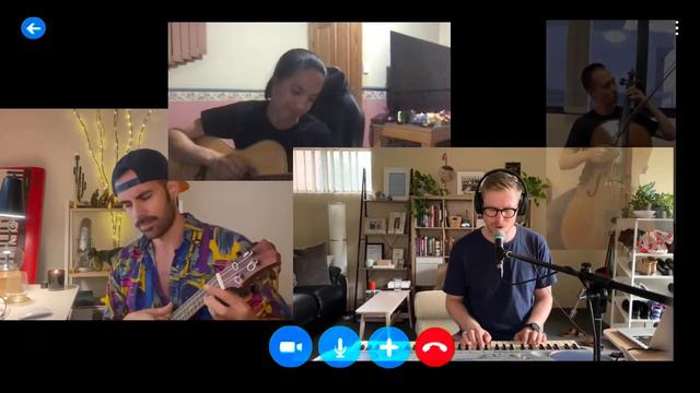 I Am Yours - Cover on a video-call (Alex, Carlo, Miguel & Rick) смотреть онлайн
