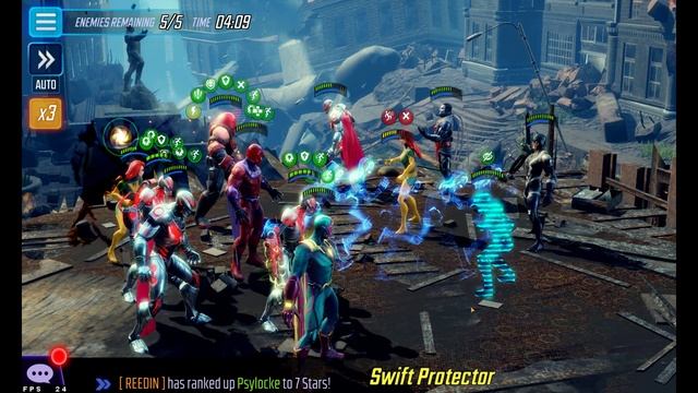 Marvel Strike Force - Arena - VS BB and YO YO смотреть онлайн