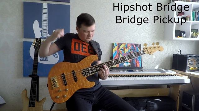 Fender Bridge VS Hipshot FM3 Brass Bridge смотреть онлайн