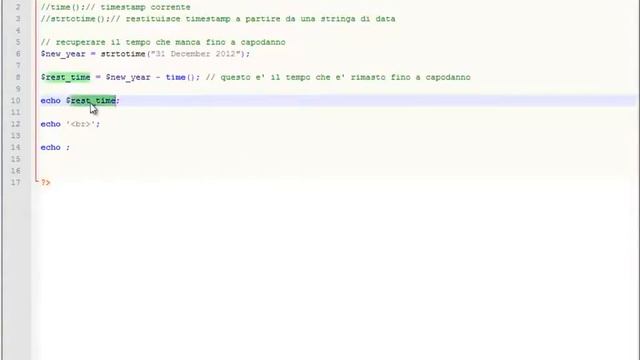 Conto alla Rovescia #PHP #countDown 1/3 (date() time() strtorime()) #withArtur | OBiV.it смотреть онлайн