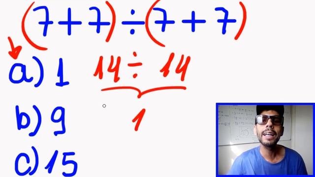 Expressão Numérica 7+7:7+7 Desafio 4 Matemática Básica смотреть онлайн