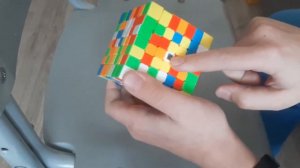 Как собрать кубик рубика 7 на 7 на 7