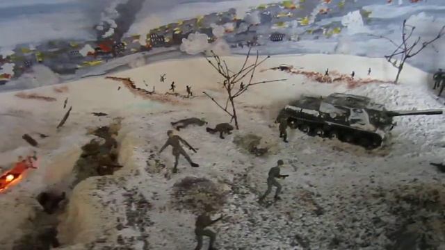 Макет, посвящённый 75 летию Сталинградской битвы смотреть онлайн