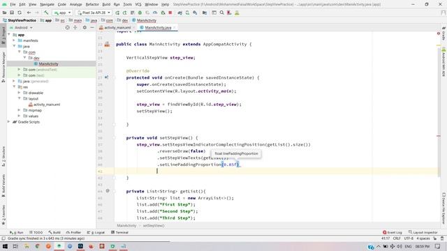 Create Vertical StepView or order tracker in android studio part 1 смотреть онлайн