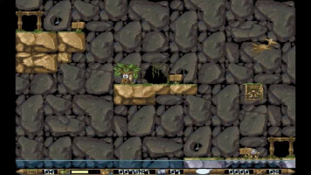 MS-DOS игры 20 лет спустя. Ретро игра Ugh! прохождение (letsplay) смотреть онлайн