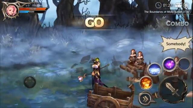 Dragon Spear - Sorceress Gameplay HD смотреть онлайн