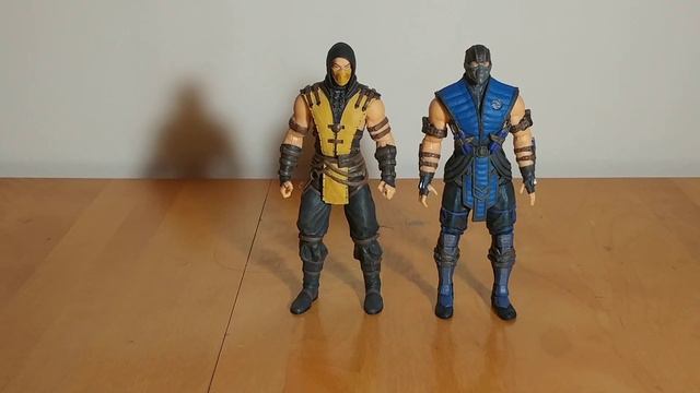 Mezco Mortal Kombat X Scorpion And Sub-Zero Figure Review