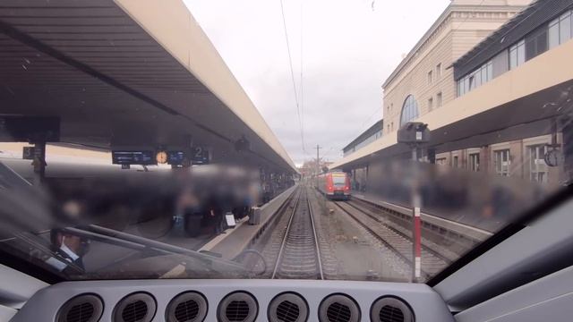 Quer durch Deutschland im ICE 4 | Stuttgart - Mannheim - Frankfurt | Führerstandsmitfahrt смотреть онлайн