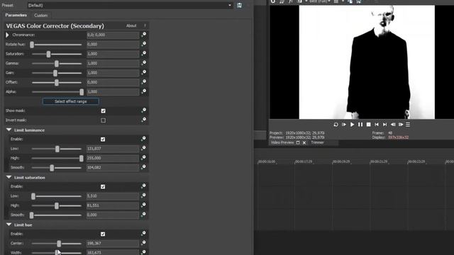 Как Правильно Убирать Хромакей в Vegas Pro (GreenScreen)
