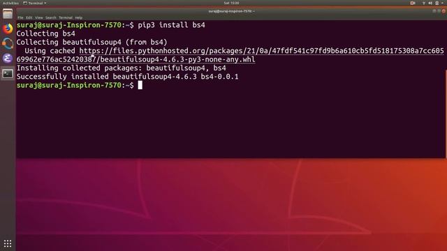 How to Install Python3 BeautifulSoup4 Library in Ubuntu Linux смотреть онлайн