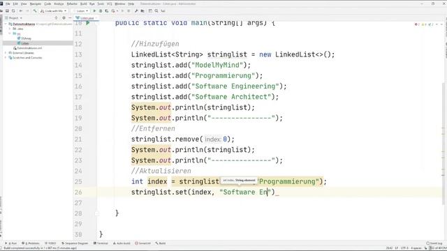 LinkedList vs ArrayList in Java | Datenstrukturen | Collections | List | Java Programmieren смотреть онлайн