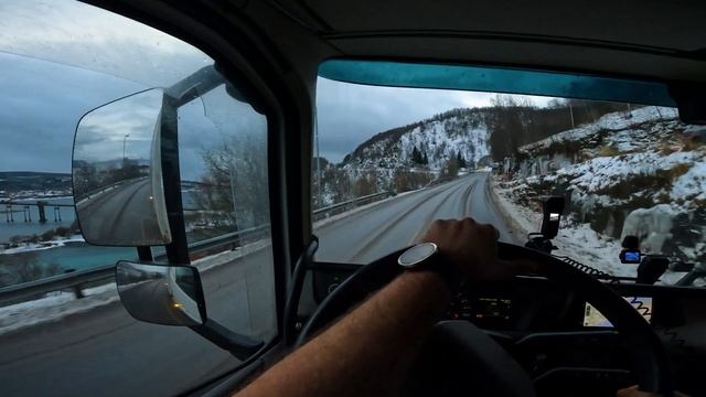 Longest Trip This Year-4200km Part 6 POV Truck Driving Norway 4K60 Volvo FH540 Sortland