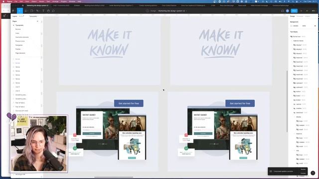 Working on our color palette & accessibility! [coworking stream] Design with me смотреть онлайн