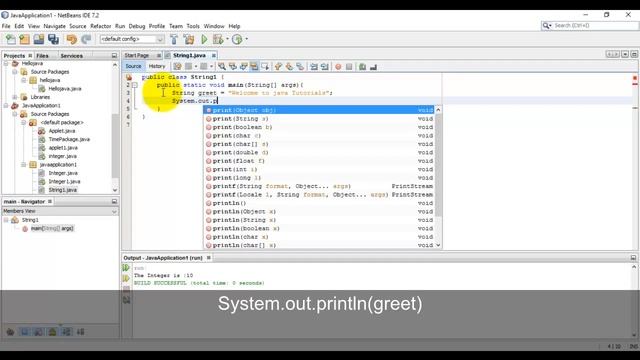 Java Tutorials - Create a program using "String" Data type in Java смотреть онлайн