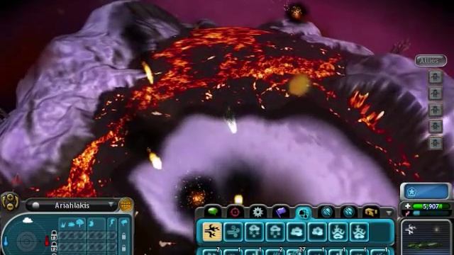 Spore - Burning/Freezing/Destroying a planet смотреть онлайн