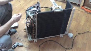 Установка зимнего комплекта на кондиционер.