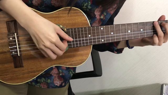 Alulu solid Acacia Koa baritone guitarlele HU1473. смотреть онлайн