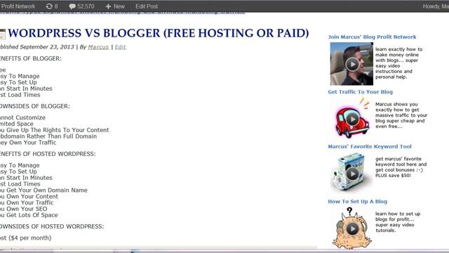 Wordpress VS Blogger - Free Hosting VS Paid смотреть онлайн
