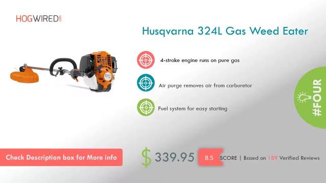 6 Best Gas Weed Eaters 2020 | Top Picks & Review смотреть онлайн