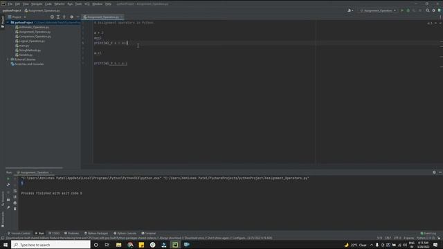 06 Assignment operators in Python | Python for testers смотреть онлайн