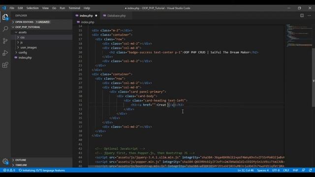 OOP PHP Tutorial | Bootstrap Form Design| Dynamic Query | MySqli | Part 01 | Saiful The Dream Make смотреть онлайн
