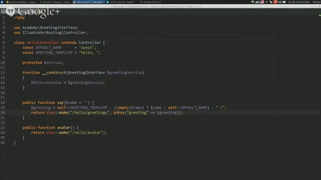 PHP, Laravelframework, общие свелдения, MVC, контроль зависимостей с Composer, Michael смотреть онлайн