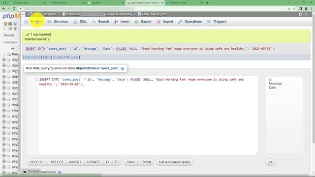 How to Post New Tweets from MySQL Database - Mysql Twitter Integration смотреть онлайн