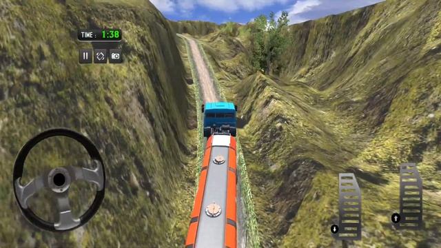 Cargo Oil Tanker Truck Driving Simulator 2020 Game - Offroad Truck Sim - Android Gameplay смотреть онлайн
