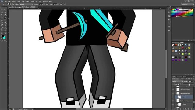 Minecraft Skin Cartoon Speedart By CaptiveDesigns (Amazing!) смотреть онлайн