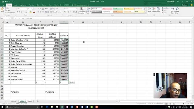 Modul 2:Microsoft Excel Format Acounting dan Autosum смотреть онлайн