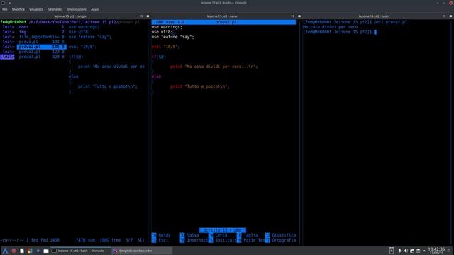 Perl: lezione 15 pt2:Tecniche di error handling смотреть онлайн