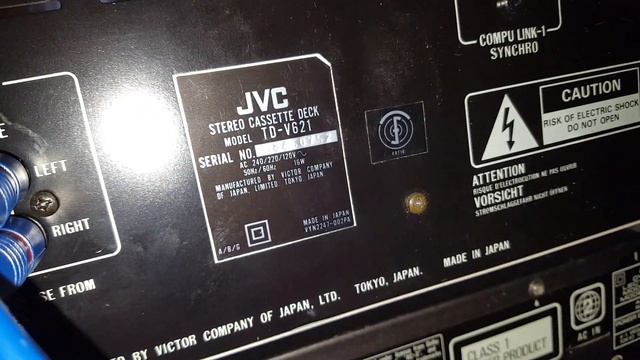 JVC TD-V621.Неисправность деки. смотреть онлайн