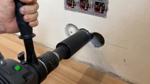 Cayken SCY 916 PD. Сверлим отверстия 72 мм под подрозетники.