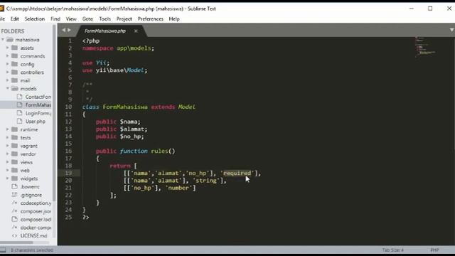 Change Form Errors Message Yii Framework смотреть онлайн