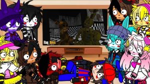 Фнаф реагирует на Rag Days ► Проклятие Черной Пиццы #1   Судьба Советской Кроватки ◄ | Gacha club |