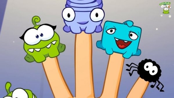 THE OM NOM - SUPER NOMS BEST FINGER FAMILY SONG for Kids | Nursery Rhymes for Kid Children by Om No