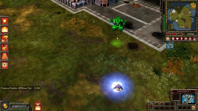 C&C Red Alert 3 Uprising Desolator Trooper vs Future Tank X-1 смотреть онлайн