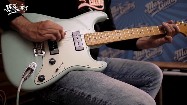 A very special Strat! The Fender Noventa Stratocaster with P90 pickups! смотреть онлайн