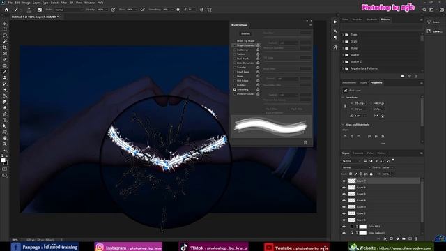Photoshop Tutorial : Sparkler Effect смотреть онлайн