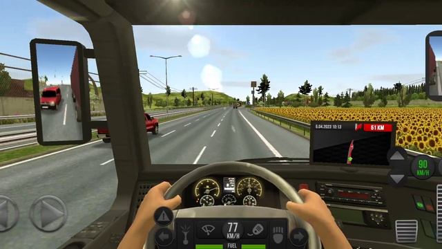 Volvo FM 450 Cabin view driving in Truck Simulator