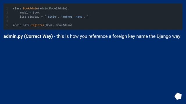 Can "list_display" in a Django ModelAdmin display attributes of ForeignKey fields? смотреть онлайн