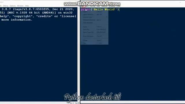 PYTHON DARSLARI // 1-DARS смотреть онлайн