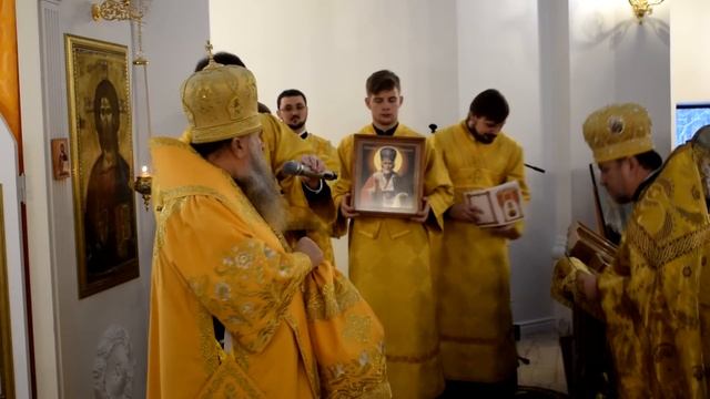 Освящение каменного храма Тихвинской иконы Божией матери. смотреть онлайн