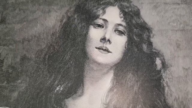 Ксилография Девушка с лилией 1903-1904 год смотреть онлайн