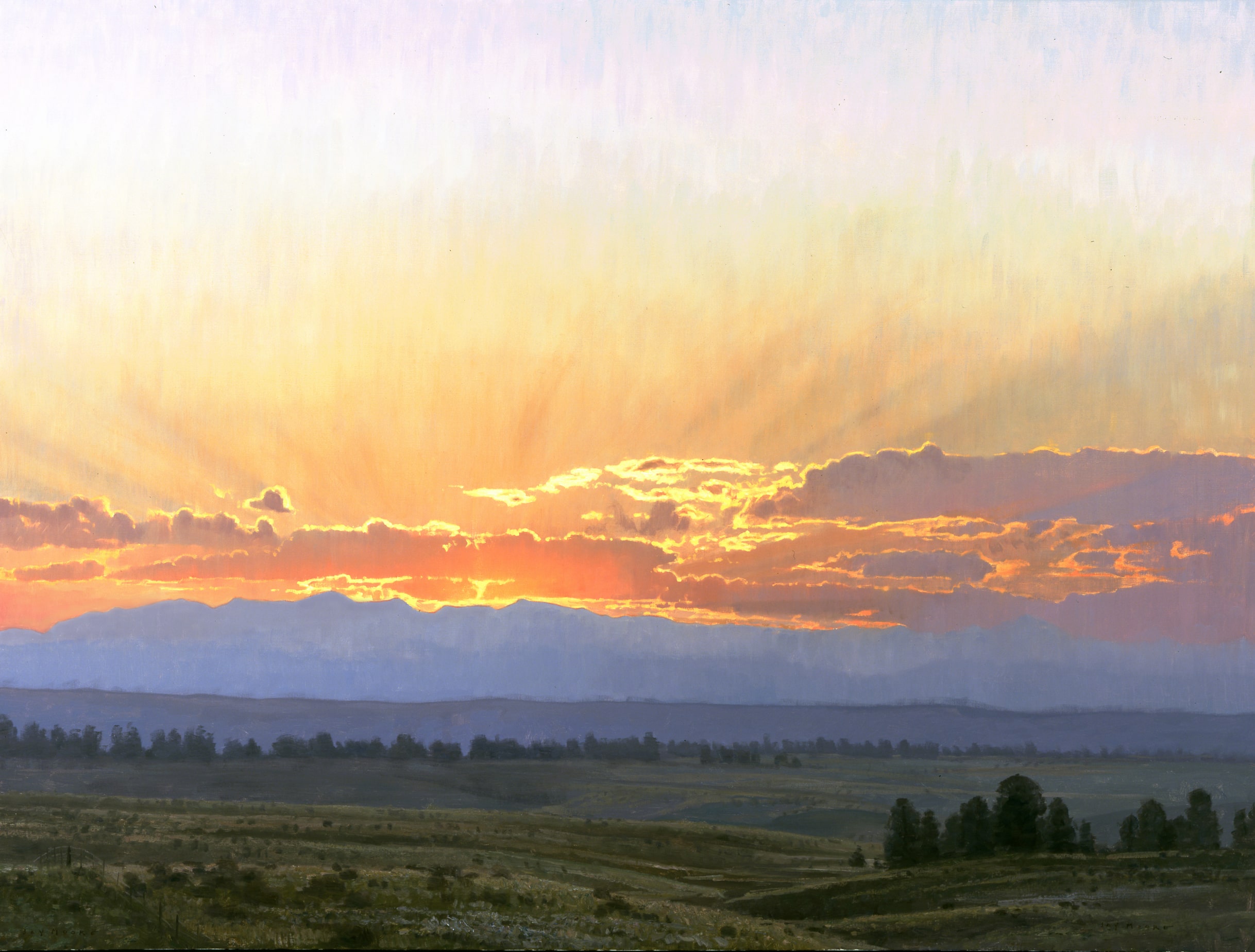 Как нарисовать закат|рисуем легко яркий закат для начинающих #арт #живопись смотреть онлайн