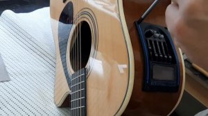 Акустическая гитара Yamaha FX370C. Часть 2. Установка звукоснимателя  Belcat.