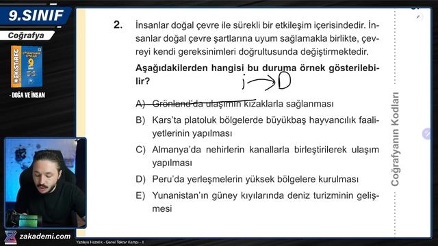9.SINIF COĞRAFYA YAZILI GENEL TEKRAR KAMP-1 ? DOĞA VE İNSAN ?1.Dönem 1.Yazılı 2024 смотреть онлайн
