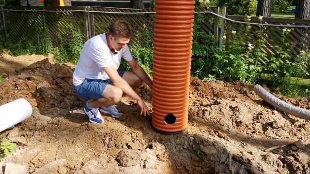 Дренажная система водоотведения на участке. Монтаж и установка ливневых канализаций. смотреть онлайн