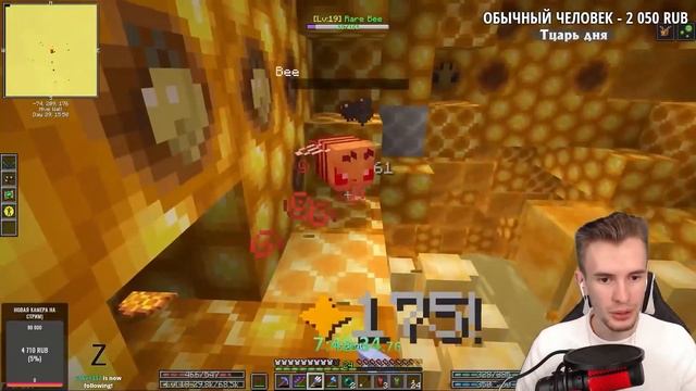 ЗАКВИЕЛЬ ПОПАЛ В НОВОЕ ИЗМЕРЕНИЕ ПЧЁЛ В МАЙНКРАФТ || РПГ СБОРКА Craft To Exile- Нарезка Стрима смотреть онлайн